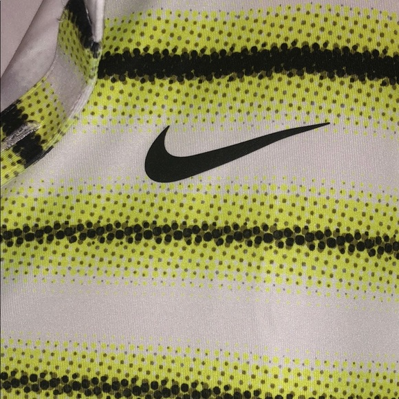 Men's Nike Golf Dryfit striped polo - Picture 4 of 6